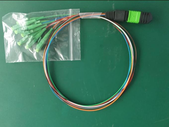 MTP 모듈 카세트 FTTH 광 섬유용 패치 패널 APC UPC 12 / 24 핵심 0