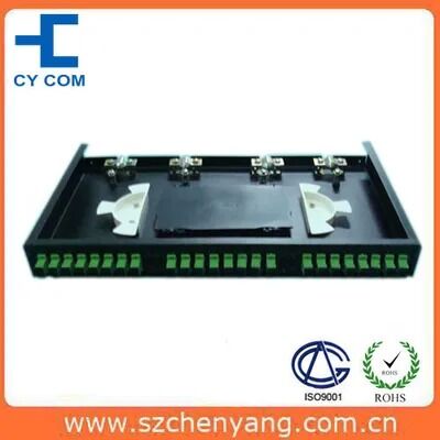 24-Port Rack Mount Fiber Optic Terminal Box | SC/FC/LC/ST Adapters