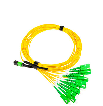 SM 8 12 24 48 Cores Fiber Optic Patch Cord Manufacturer SC  - MPO Optical Fiber Jumper