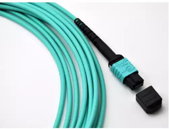 LSZH Jacket OM3 MPO Trunk Cable 12 Core UPC 30m Multimode