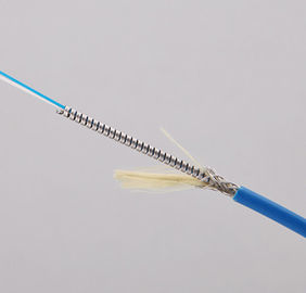 PVC Armored Fiber Optic Jumper SC-FC Singlemode G657A1 9/125 Simplex Blue Cable