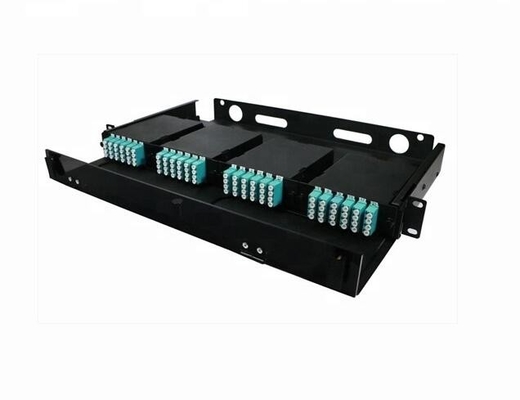 96 Core 1U Drawer Fiber Patch Panel MPO Cassette
