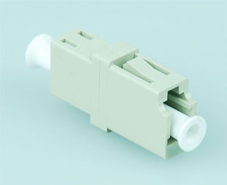 0.2dB 1000 Cycles LC / PC Optical Fiber Adapter Beige SM simplex