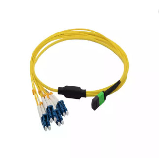 고급 품질 MTP MPO 케이블 MPO / MTP-LC 광섬유 트렁크 패치 코드