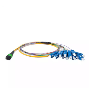 SM 12 섬유 SC FTTH 광섬유 땋아 늘인 머리 3 Ｍ MPO / MTP