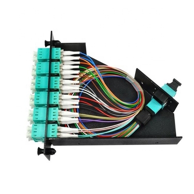 6 X LC 듀플렉스 SM OM3 50/125 MPO MTP 터미널 박스