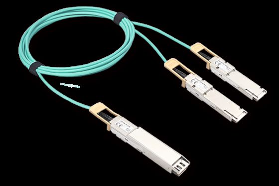 품질 OSFP 800G to QSFP112 2 x 400G AOC (디지털 진단 기능 포함) 공장